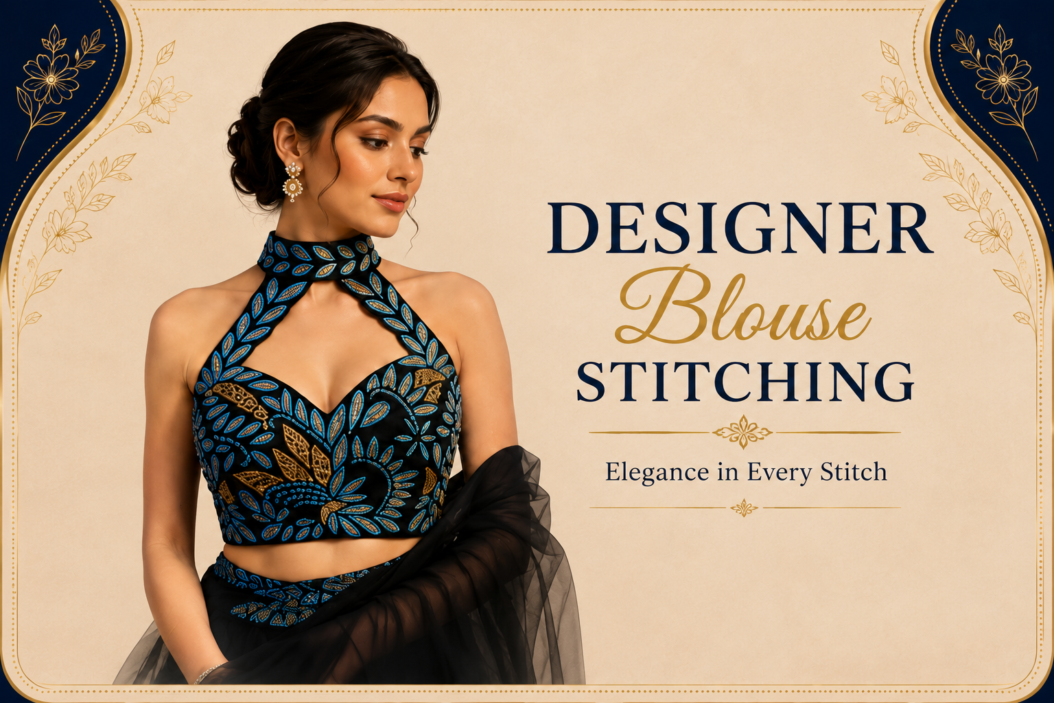 Designer Blouse Stitching